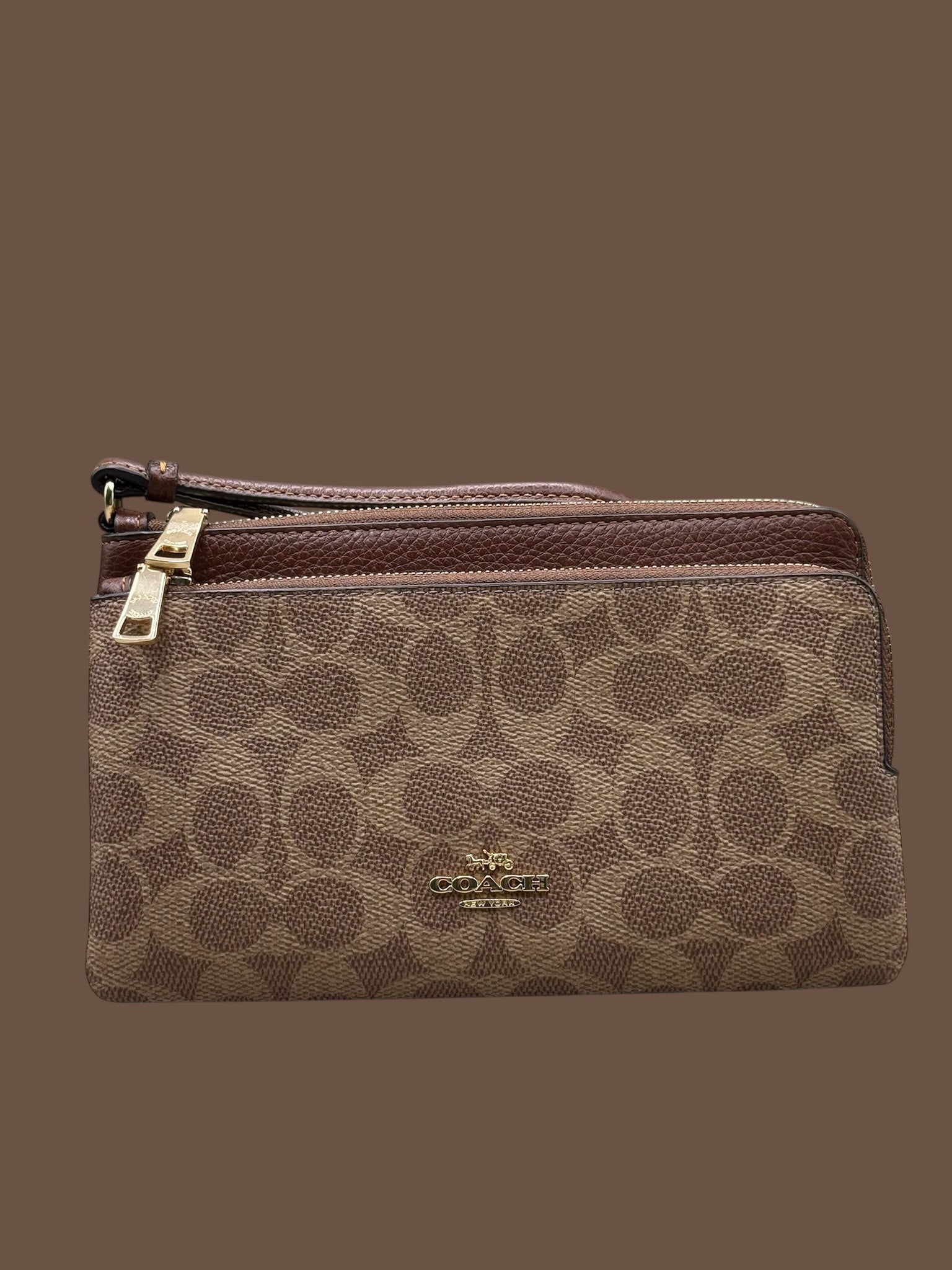 Cartera doble cierre